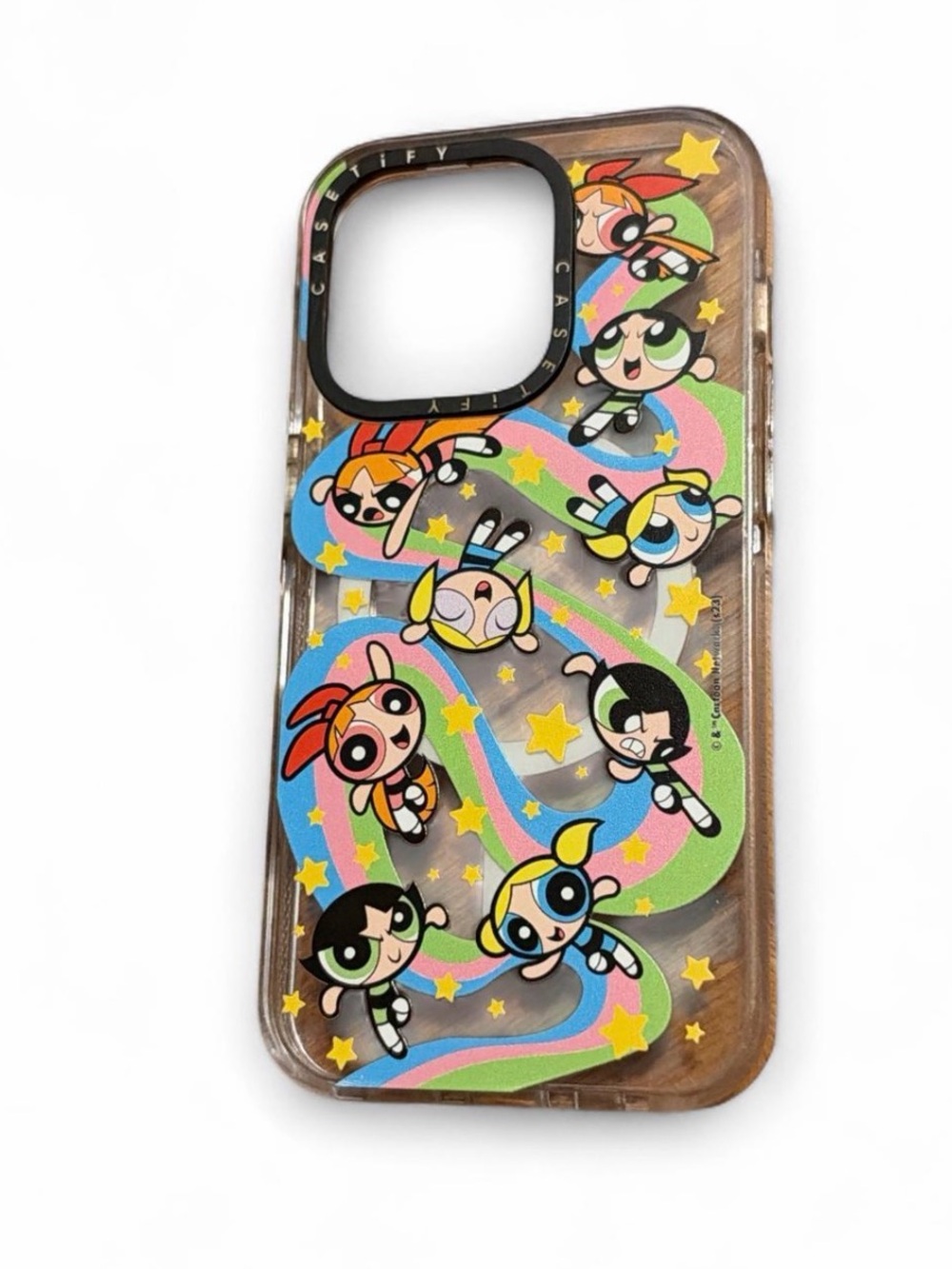Casetify Powerpuff Girls Clear Case - Multi Color Swirl